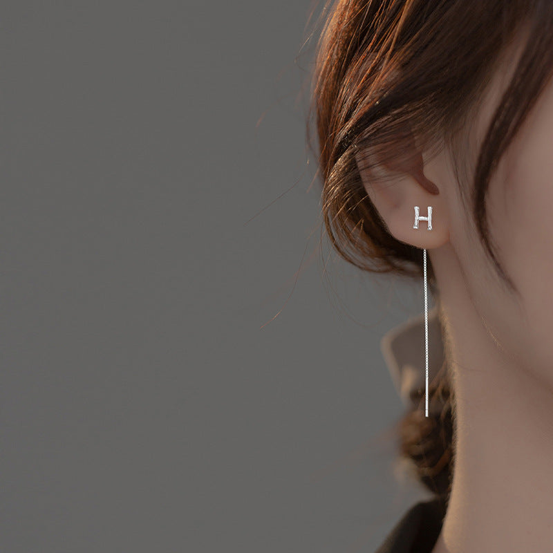 Shiny Alphabet Earrings