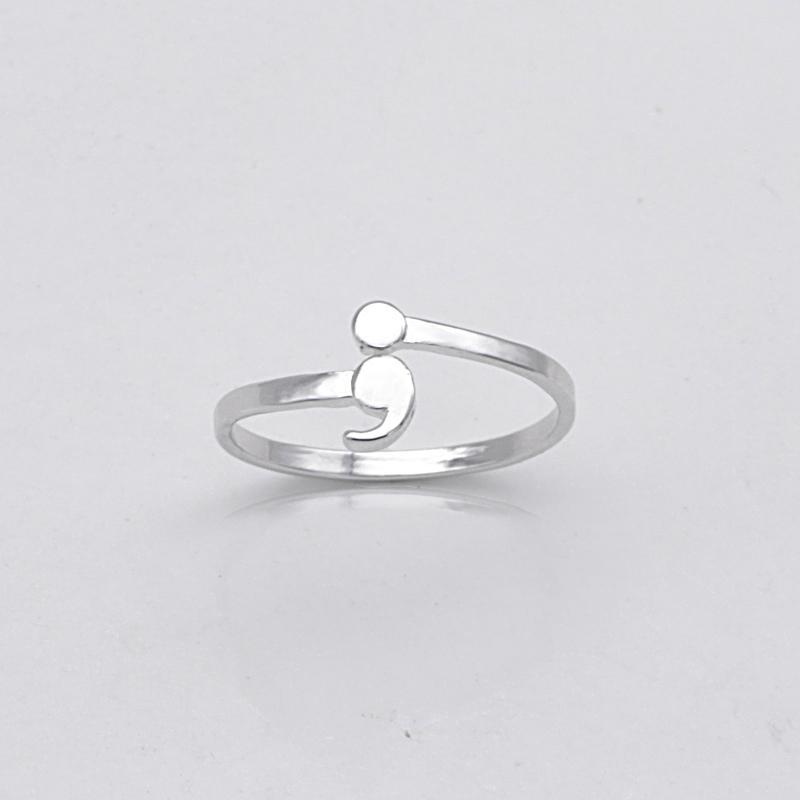 Semicolon Inspiration Ring