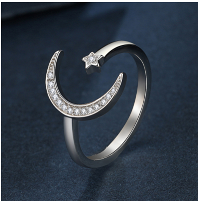 Moon Star Matching Ring
