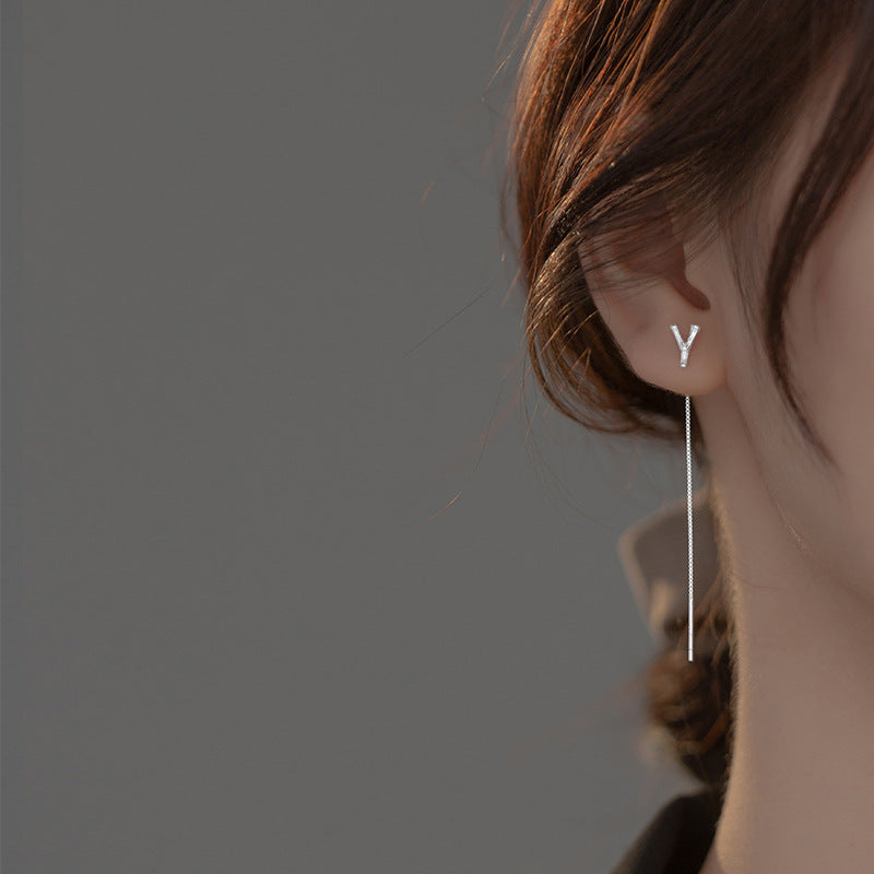 Shiny Alphabet Earrings